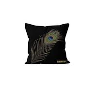 Soleil d'ocre Housse de Coussin Coton 40X40 Paon