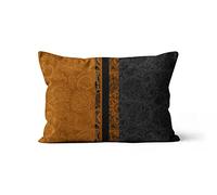 Soleil d'ocre Housse de Coussin en Velours 32x50 cm Velvet O02