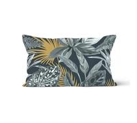 Soleil d'ocre Housse de Coussin Velours 32x50 cm Tropic