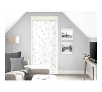 Soleil d'Ocre – Brise-bise Kyoto en polyester blanc 70 x 200 cm