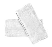 Soleil d'ocre, Lagune Lot de 2 Serviettes invité, Coton, Blanc, 30x40 cm