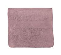 Soleil d'ocre, Lagune Serviette de Toilette, Coton 500 GR/m2, Rose, 50x90 cm
