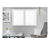 Soleil d'Ocre Paire de brise-bise Laurene Polyester Blanc 60x90 cm