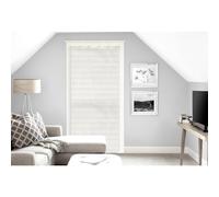 Soleil d'ocre, Lina Voile Porte fenêtre, Polycoton, Ecru, 90x200 cm