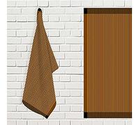 Soleil d'ocre Lot de torchons de Cuisine Coton Kent Jaune et Noir