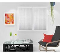 Soleil d'ocre Maelis Paire de Brise Bise, Polyester, Blanc, 60x120 cm
