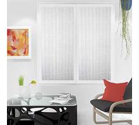 Soleil d'ocre, Maelis Paire de Brise Bise, Polyester, Blanc, 60x160 cm