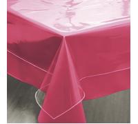Soleil d'ocre, Cristal Nappe Rectangle Transparente, PVC, 100 microns, 160x250 cm