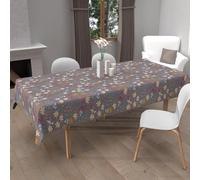 Soleil d'Ocre - Nappe imprimée Artemis - anti-tâches - Rectangle 140 x 200 cm