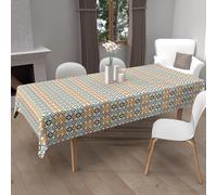 Soleil d'ocre, Nappe imprimée Anti-tâches Rectangle 140x200 cm OURANOS