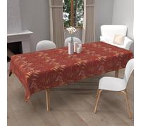 Soleil d'Ocre Nappe imprimée anti-tâches Flores Rectangle 140x240 cm