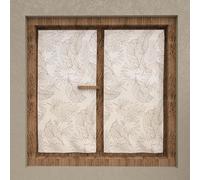 Soleil d'ocre, Paire de Brise bise 45x90 cm Celia Taupe