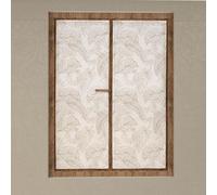 Soleil d'ocre, Paire de Brise bise 60x160 cm Celia Taupe