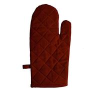 Soleil d'ocre, Panama Gant de Cuisine, Coton, Brique, 16x32 cm