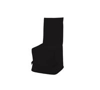 Housse de chaise en coton 37x50 cm PANAMA noir