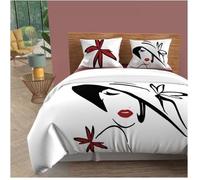 SOLEIL d'OCRE Parure de couette AVA - Coton - 240 x 220 cm