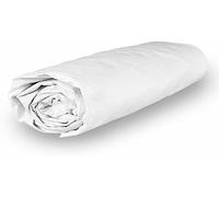 Soleil d'ocre, Percale Drap Housse, Coton, Blanc, 160x200 cm