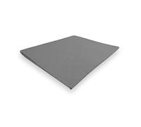 Soleil d'ocre, Percale Drap Plat, Coton, Gris, 240x300 cm