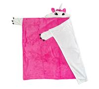 Soleil d'ocre Plaid Polaire Poncho 116X134 cm Licorne