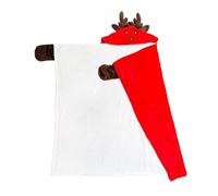 Soleil d'ocre Plaid Polaire Poncho 116X134 cm Renne