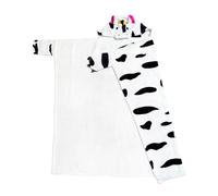 Soleil d'ocre Plaid Polaire Poncho 116x134 cm Vache