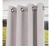 Rideau À Oeillets Isolant Et 100% Occultant 135x300 Cm Eclipse Blanc, Par Soleil D'ocre