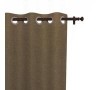 Soleil d'ocre, Rideau occultant à Oeillets 135x250 cm Arthur