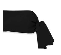 Soleil d'ocre, Taie de traversin, Coton 57 Fils, Noir, 45x185 cm