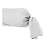 Soleil d'ocre, Taie de traversin en Coton 57 Fils 45x205 cm UNI Blanc, par Soleil d'Ocre