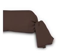 Soleil d'ocre, Taie de traversin en Coton 57 Fils 45x205 cm UNI Brun