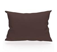 Soleil d'ocre, Taie d'oreiller, Coton 57 Fils, Brun, 50x70 cm