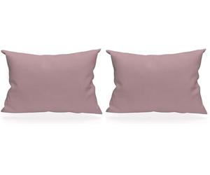 Soleil d'ocre, Taie d'oreiller, Coton 57 Fils, Rose, 50x70 cm (Lot de 2)