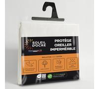 Soleil d'ocre, Taie protège Oreiller Coton 50x70 cm Molleton imperméable