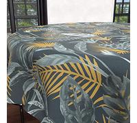 Soleil d'ocre, Tropic Nappe carrée Anti-tâches Ronde, Polyester, diamètre 180 cm