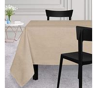 Soleil d'ocre, Venise Nappe Anti-tâches, Ecru, 150x250 cm