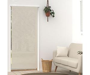 Soleil d'ocre, Voilage Lin pour Porte fenêtre 90x200 cm Linen Naturel