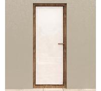 Soleil d'ocre, Voilage Porte fenêtre 70x200 cm Celia Blanc