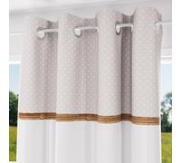 Soleil d'ocre Voile à Oeillets 135X250 cm Candice