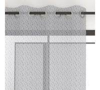 Soleil d'ocre, Voile à Oeillets imprimé 135x250 cm Ophelia