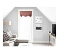 Brise bise 70x200 cm VICHY rouge en coton jacquard