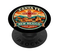 Soleil du Haut désert de Santa Fe, Nouveau-Mexique PopSockets PopGrip Adhésif