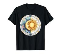 Soleil et Lune mystiques T-Shirt Graphique avec Valeur