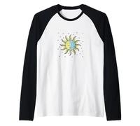 Soleil Lune Astronomie Astrologie pour Hommes Femmes Enfants Manche Raglan