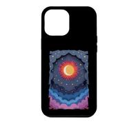 Soleil Lune Étoiles Nuit Nuages Doux Céleste Cosmos Ciel Coque pour iPhone 12 Pro Max