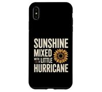 Soleil mélangé avec Un Peu d'ouragan Coque pour iPhone XS Max