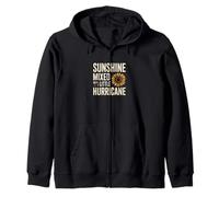 Soleil mélangé avec Un Peu d'ouragan Sweat à Capuche