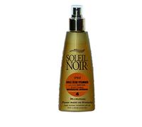 SOLEIL NOIR - Spray Huile Sèche Vitaminée aux actifs anti-âge pour peaux mates et bronzées - 4 Bronzage Intense - 150 ml