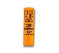 Soleil Noir - Stick Lèvres Goût Mangue - SPF 30, Haute Protection Solaire - Nourrit, Hydrate, Protège - Huile de Macadamia, Beurre de Karité - Fabrication Française - 4g