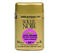 Stick solaire - SOLEIL NOIR - SPF50 - 10g - Protection zones sensibles - Texture baume