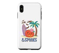 Soleil Sable et Spooks Tropical Halloween Plage Citrouille Fun Coque pour iPhone XS Max